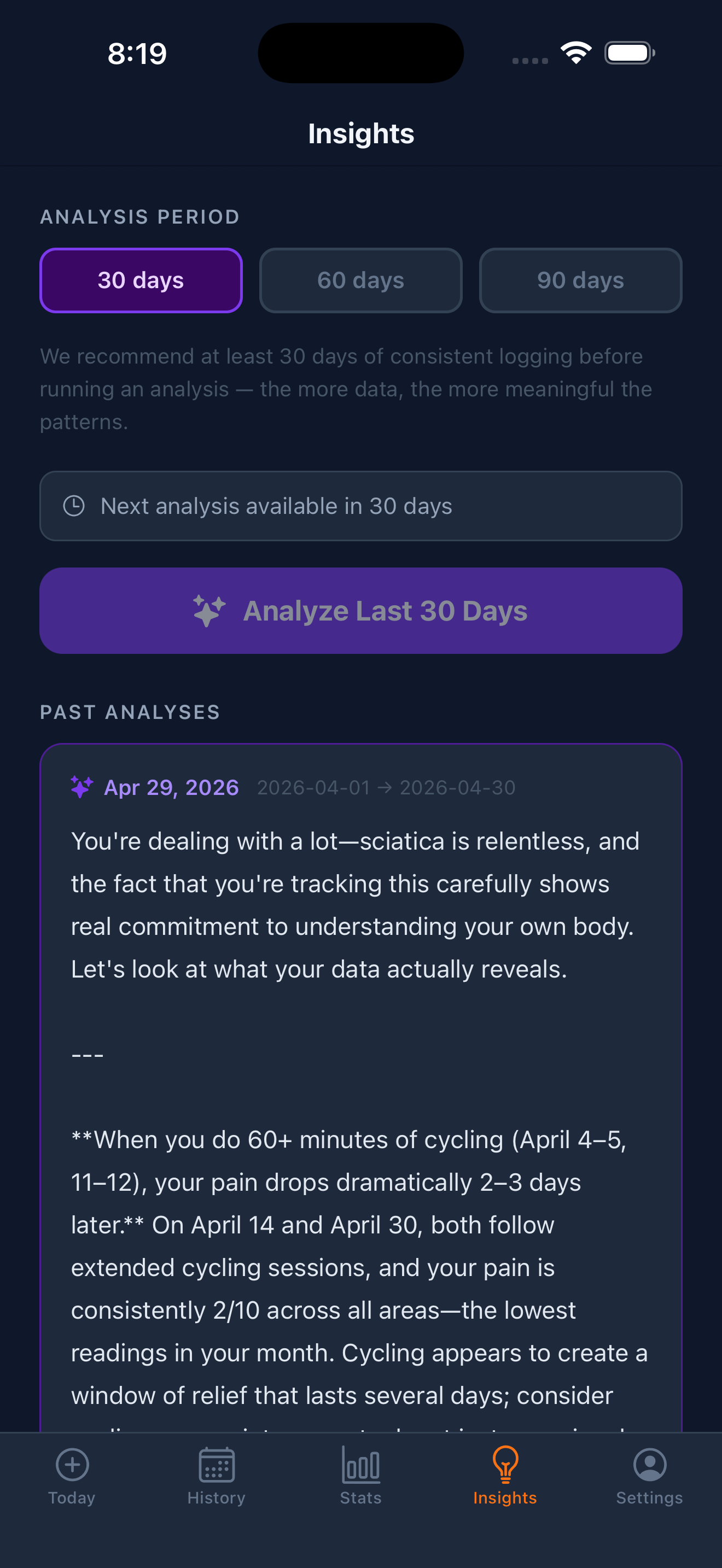 AI pattern analysis